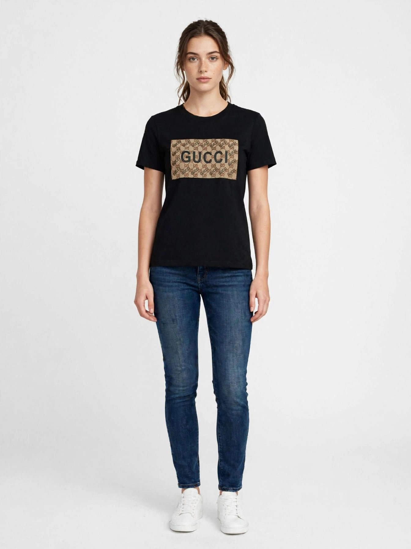 Gucci Box Logo Cotton T-Shirt #00372