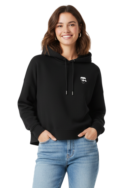 Karl Lagerfeld Black Hoodie / #00169