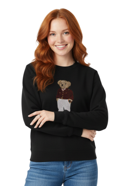 Ralph Lauren Bear Black Sweatshirt /#00176