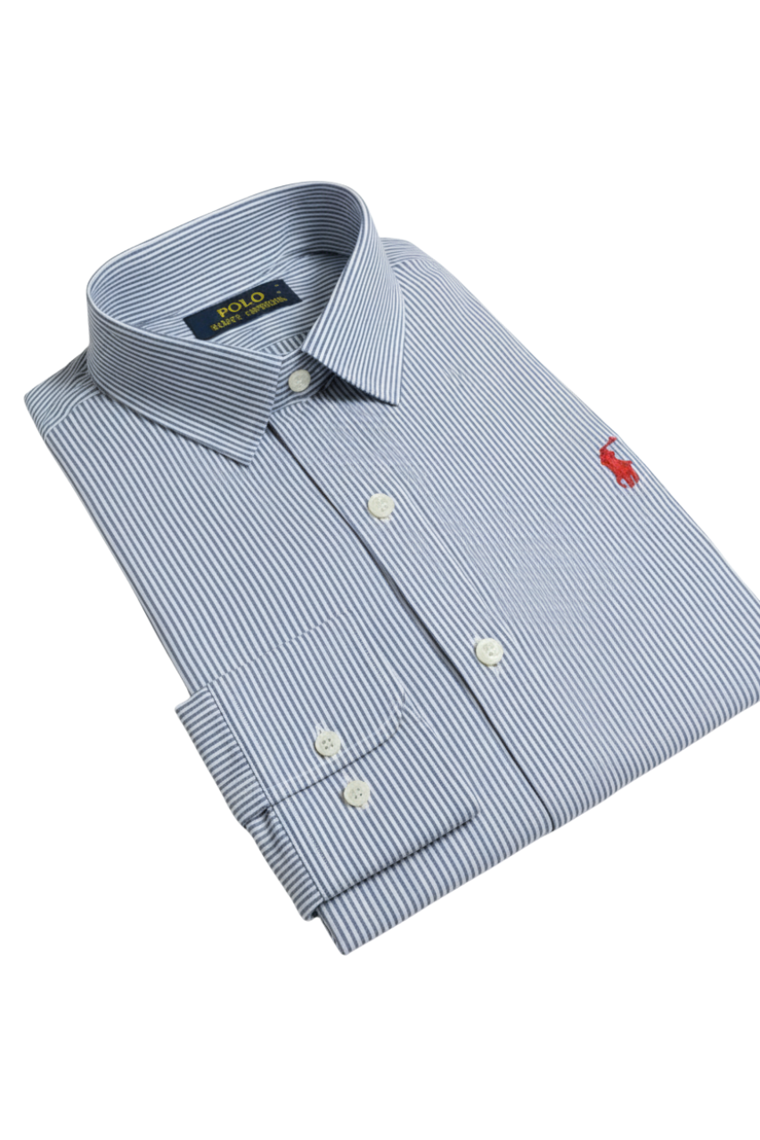 Ralph Lauren Classic Fit Striped Oxford Shirt/ #0022