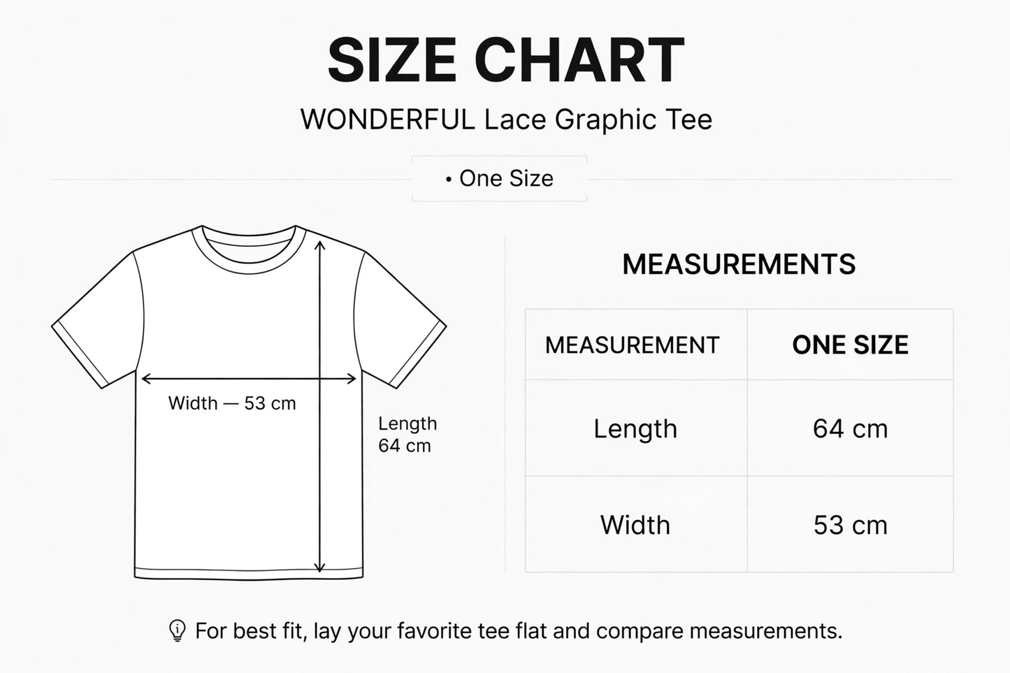 WONDERFUL Lace Graphic Tee with Stripe Shoulder Details #00371