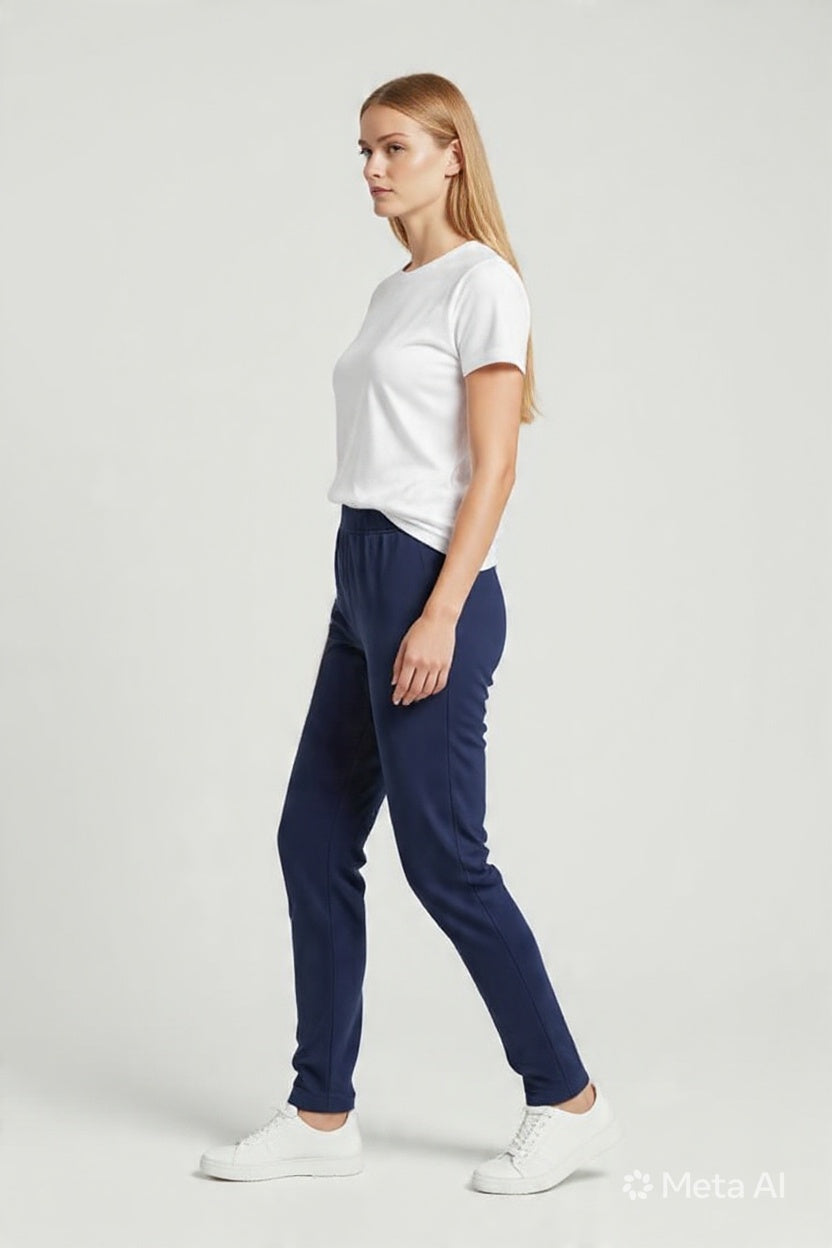Tommy Hilfiger One Size Leggings – Navy Blue with Logo #00376