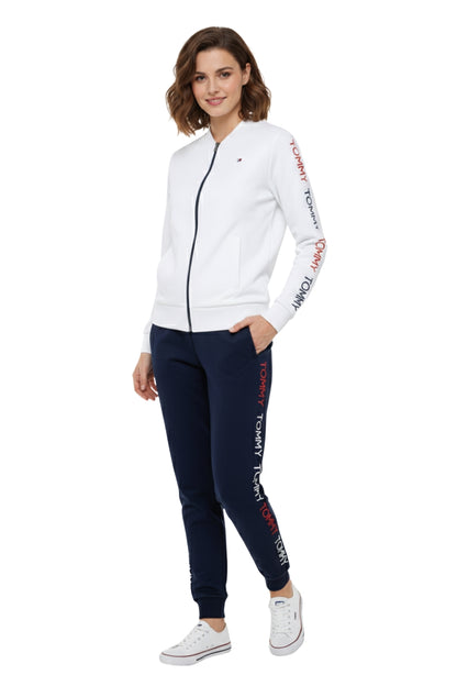 Tommy Hilfiger White & Navy Tracksuit / #00159
