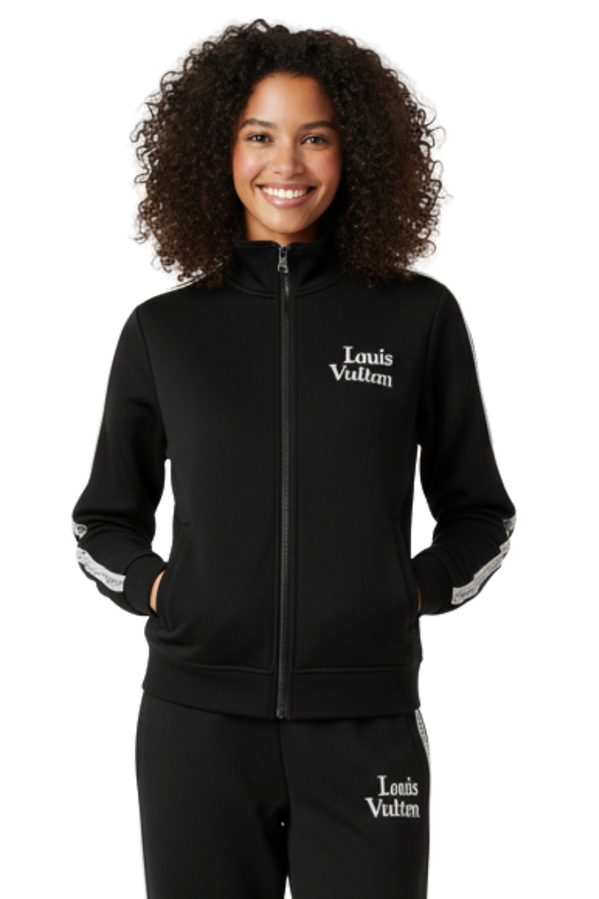 Louis Vuitton Black Tracksuit/ #00179