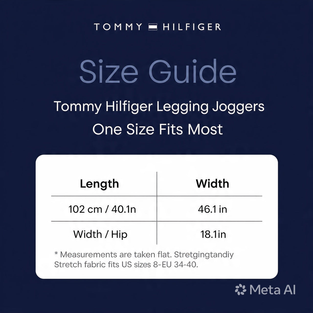 Tommy Hilfiger Icon Leggings - Stretch Comfort Lounge Pants #00378