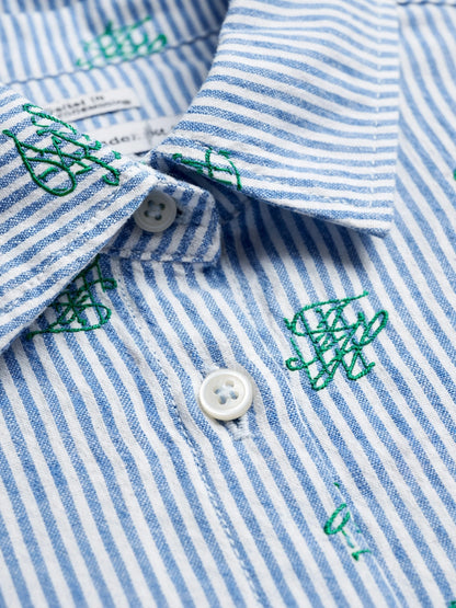 Tommy Classic Fit Striped Button-Down Shirt #00382
