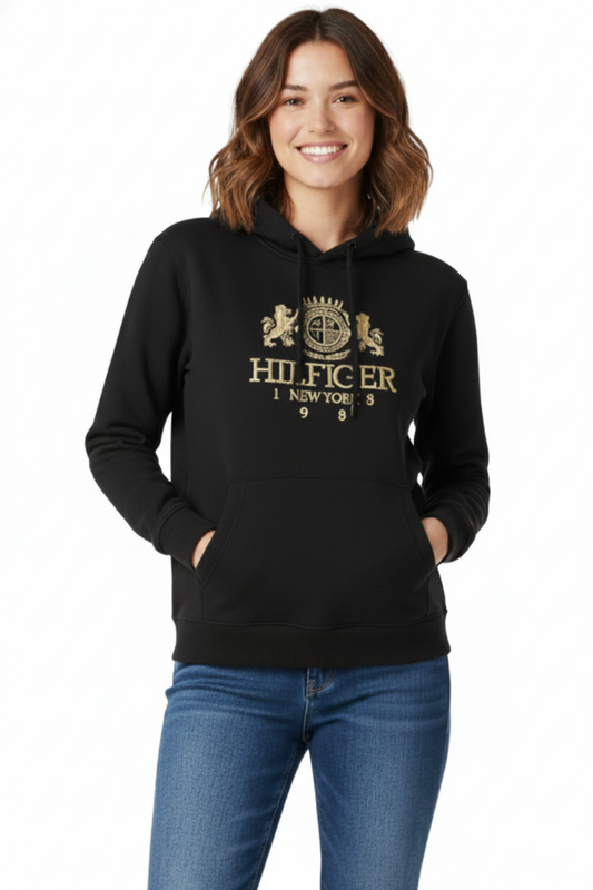 Tommy Hilfiger Heritage Crest Navy Hoodie / #00167