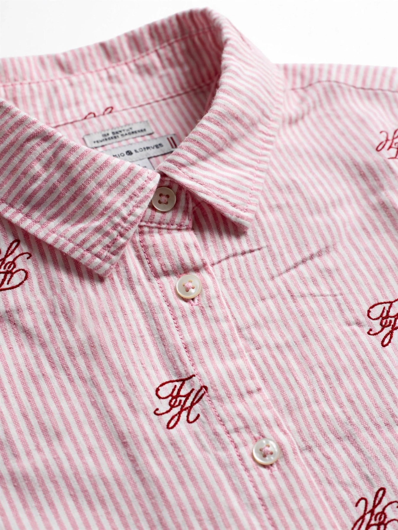 Tommy Classic Fit Striped Button-Down Shirt #00382