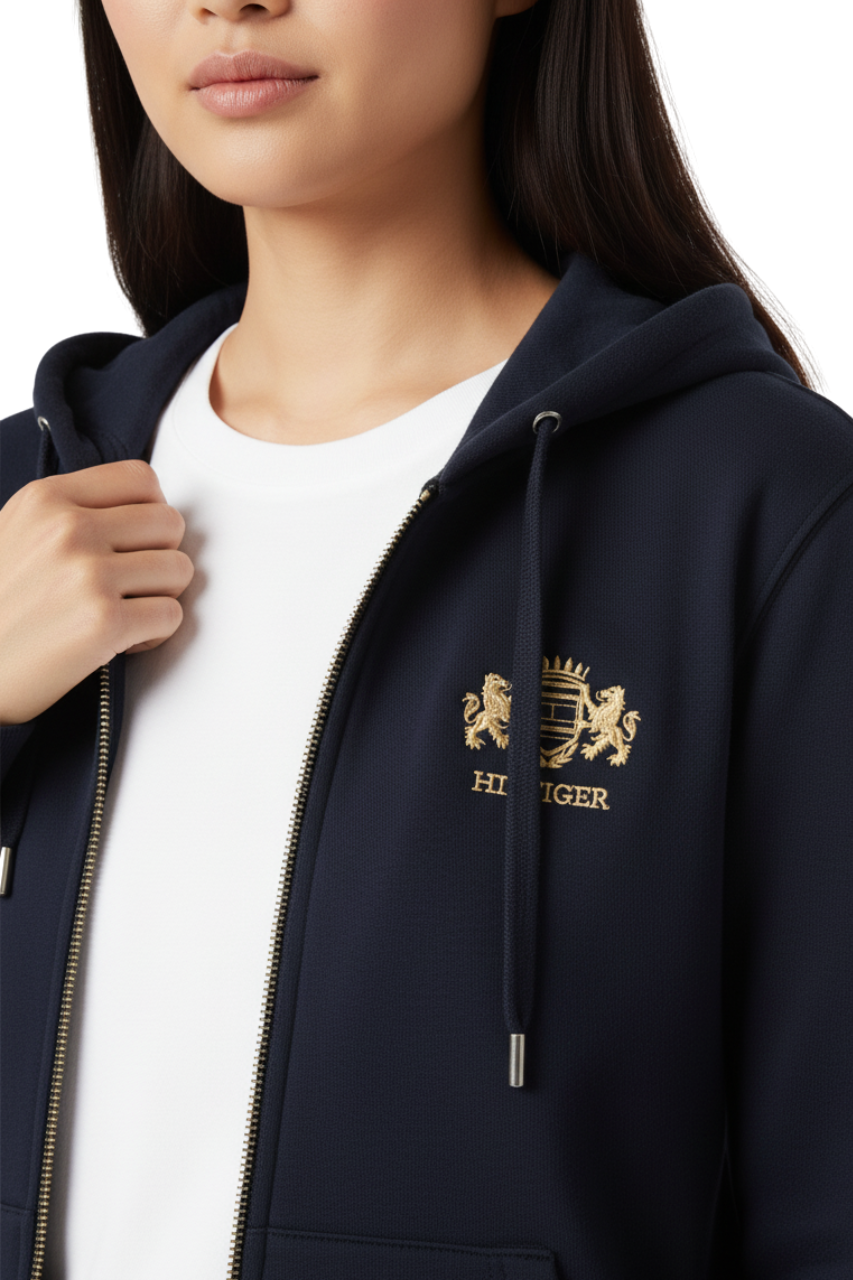 Tommy Hilfiger Heritage Crest Zip-Up Hoodie / #00168