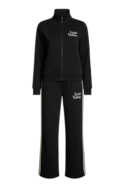 Louis Vuitton Black Tracksuit/ #00179