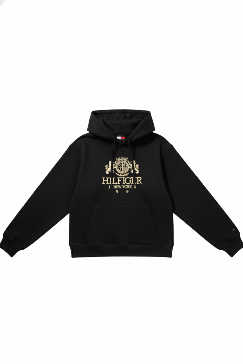 Tommy Hilfiger Heritage Crest Navy Hoodie / #00167