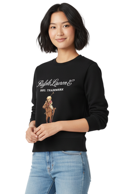 Ralph Lauren Black Bear Sweatshirt / #00181