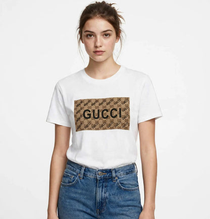 Gucci Box Logo Cotton T-Shirt #00372