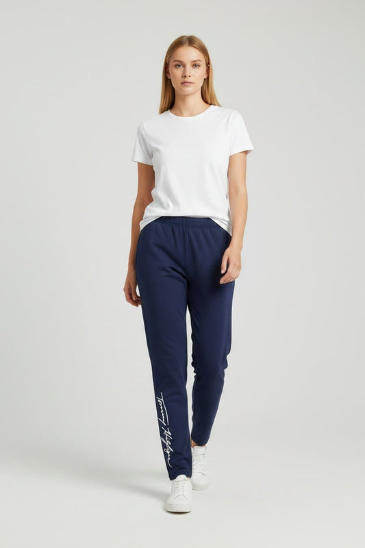 Tommy Hilfiger One Size Leggings – Navy Blue with Logo #00376