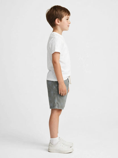 Zara Boys Original Cotton Palm Tree Print Shorts – Summer Shorts #00362