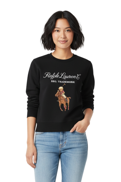 Ralph Lauren Black Bear Sweatshirt / #00181