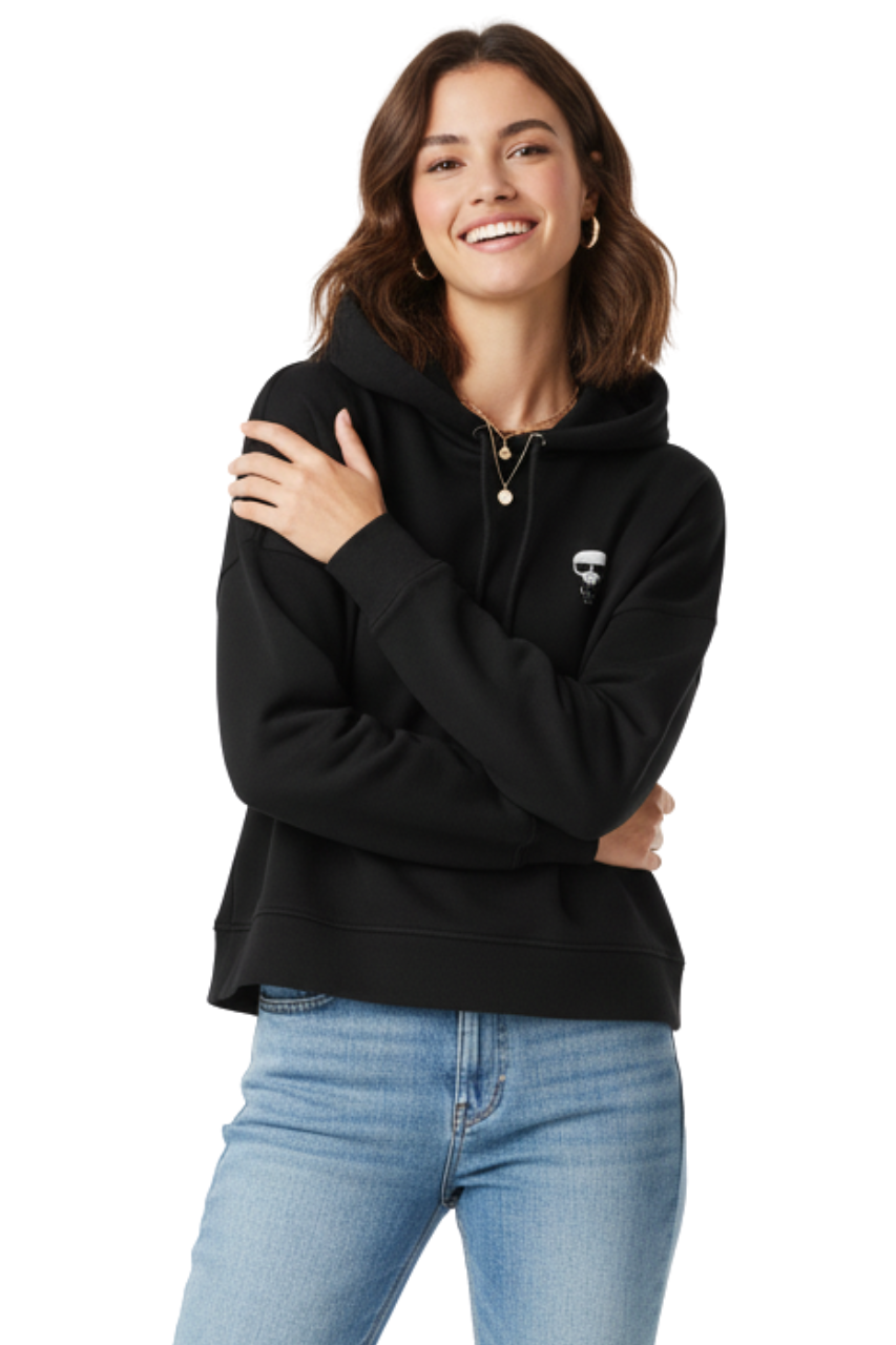 Karl Lagerfeld Black Hoodie / #00169