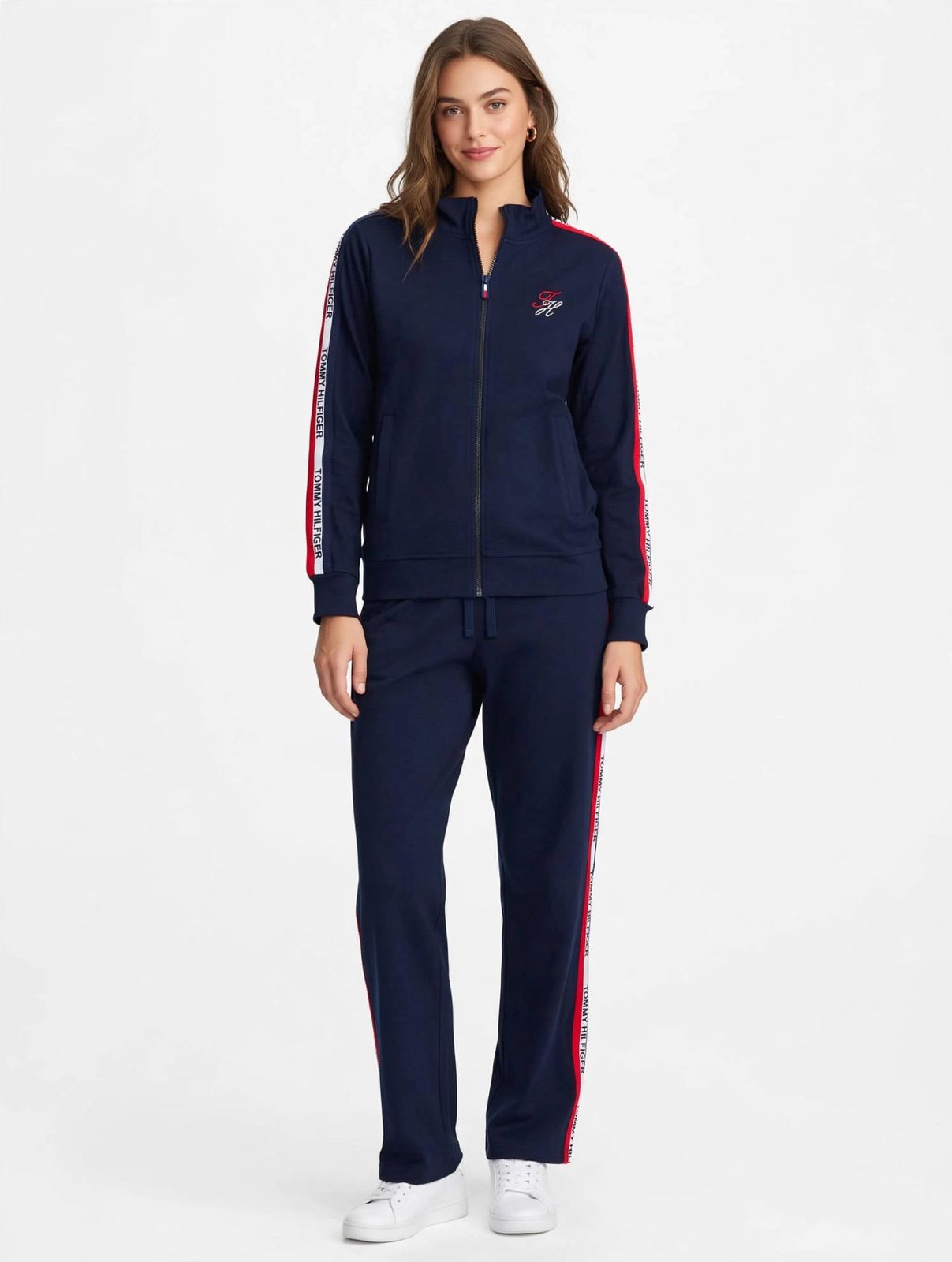 Tommy Hilfiger Signature Tracksuit - Full Zip Jacket & Pants #00368