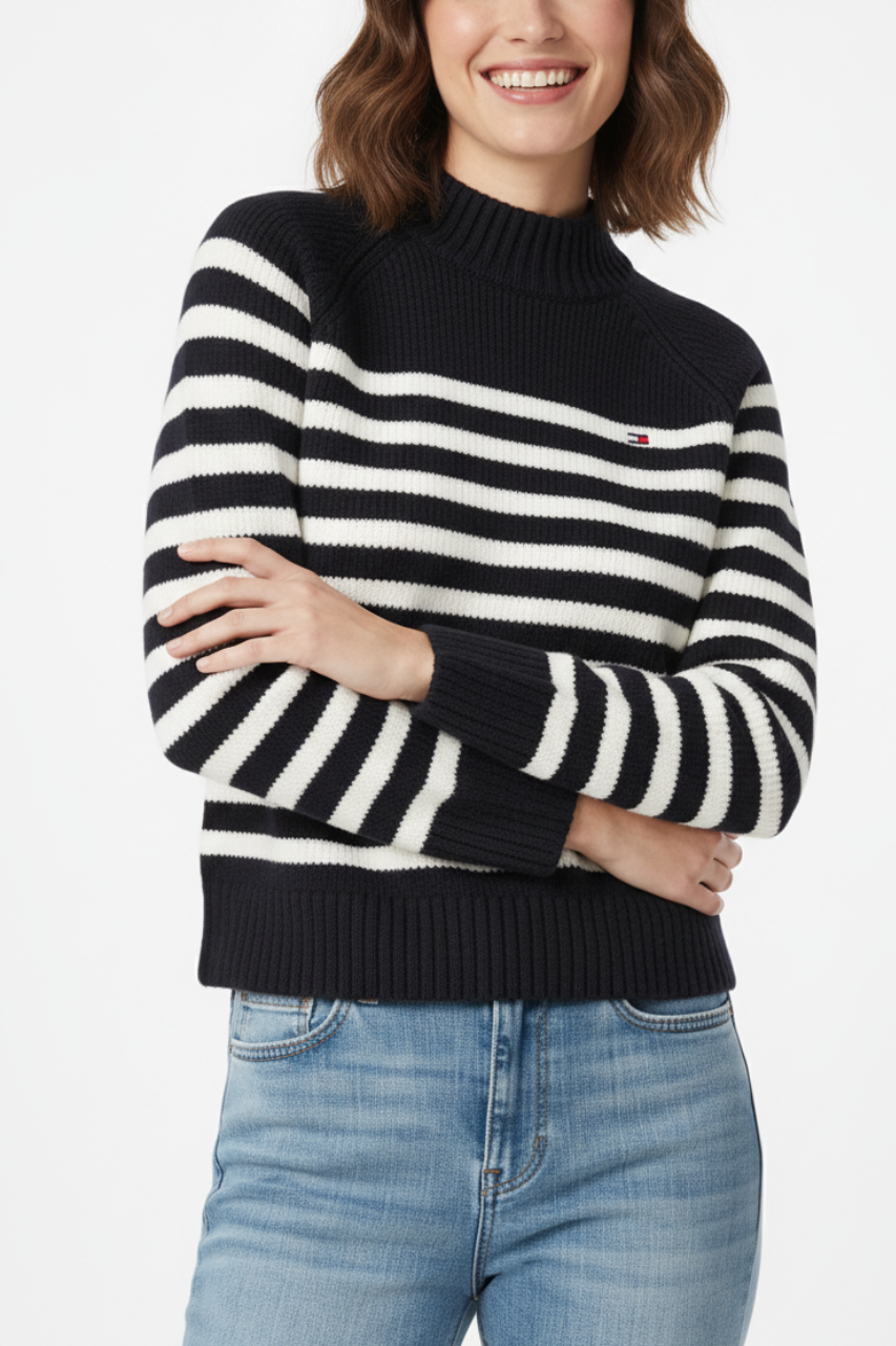Tommy Hilfiger Women’s Striped Sweater/ #00170