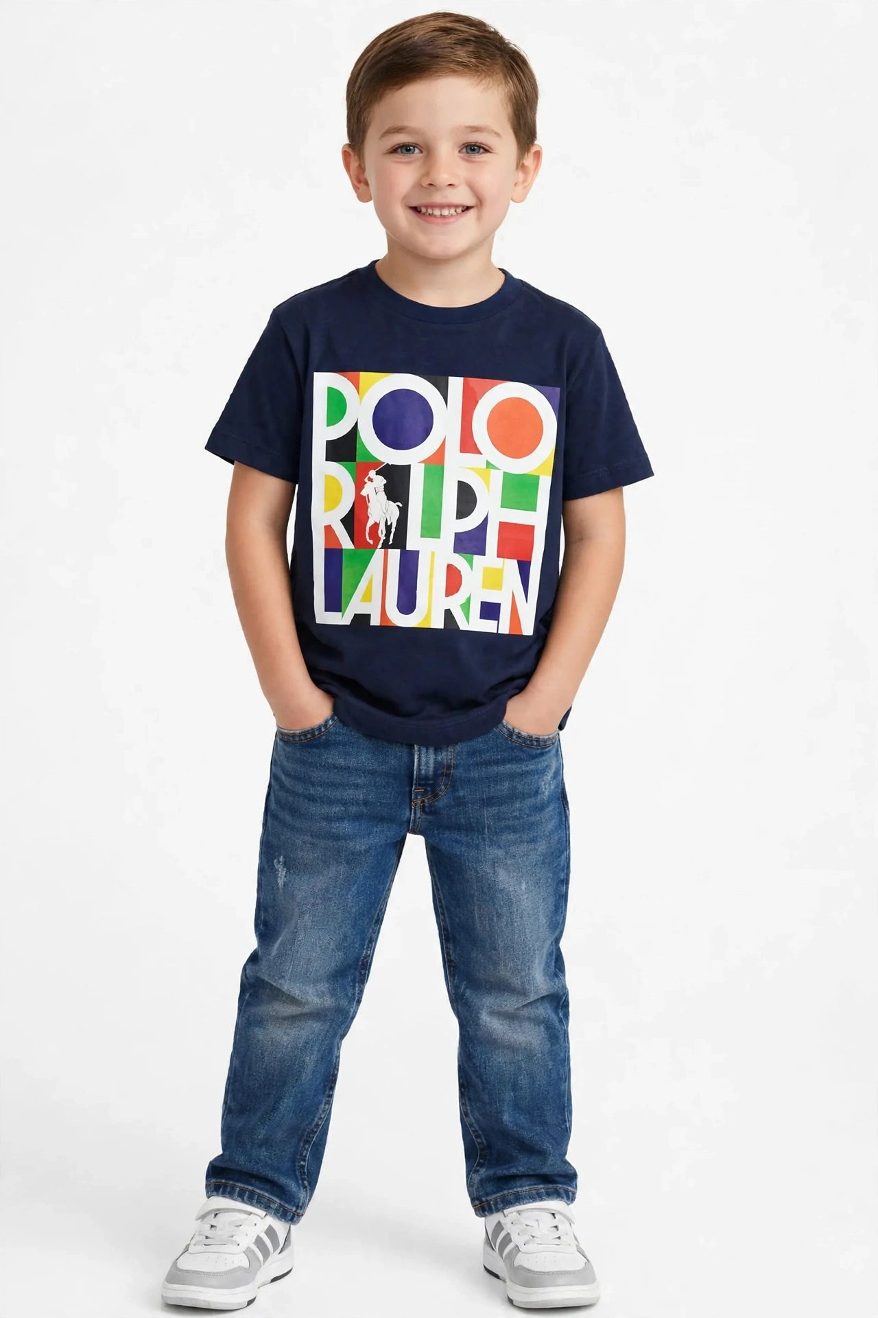 Polo Ralph Lauren Kids T-Shirt - Colorful Pop Logo Graphic Tee -#00392