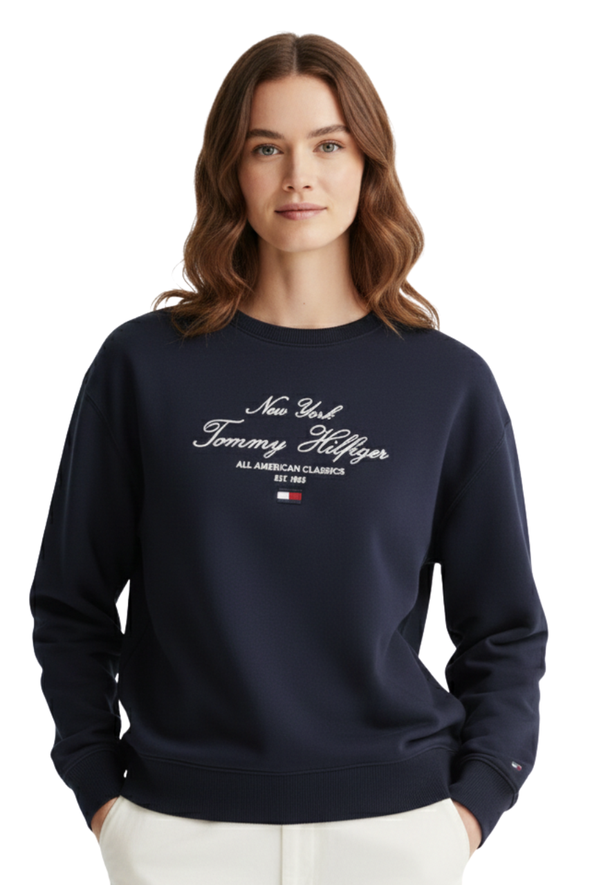 Tommy Hilfiger Classic Script Sweatshirt/ #00182