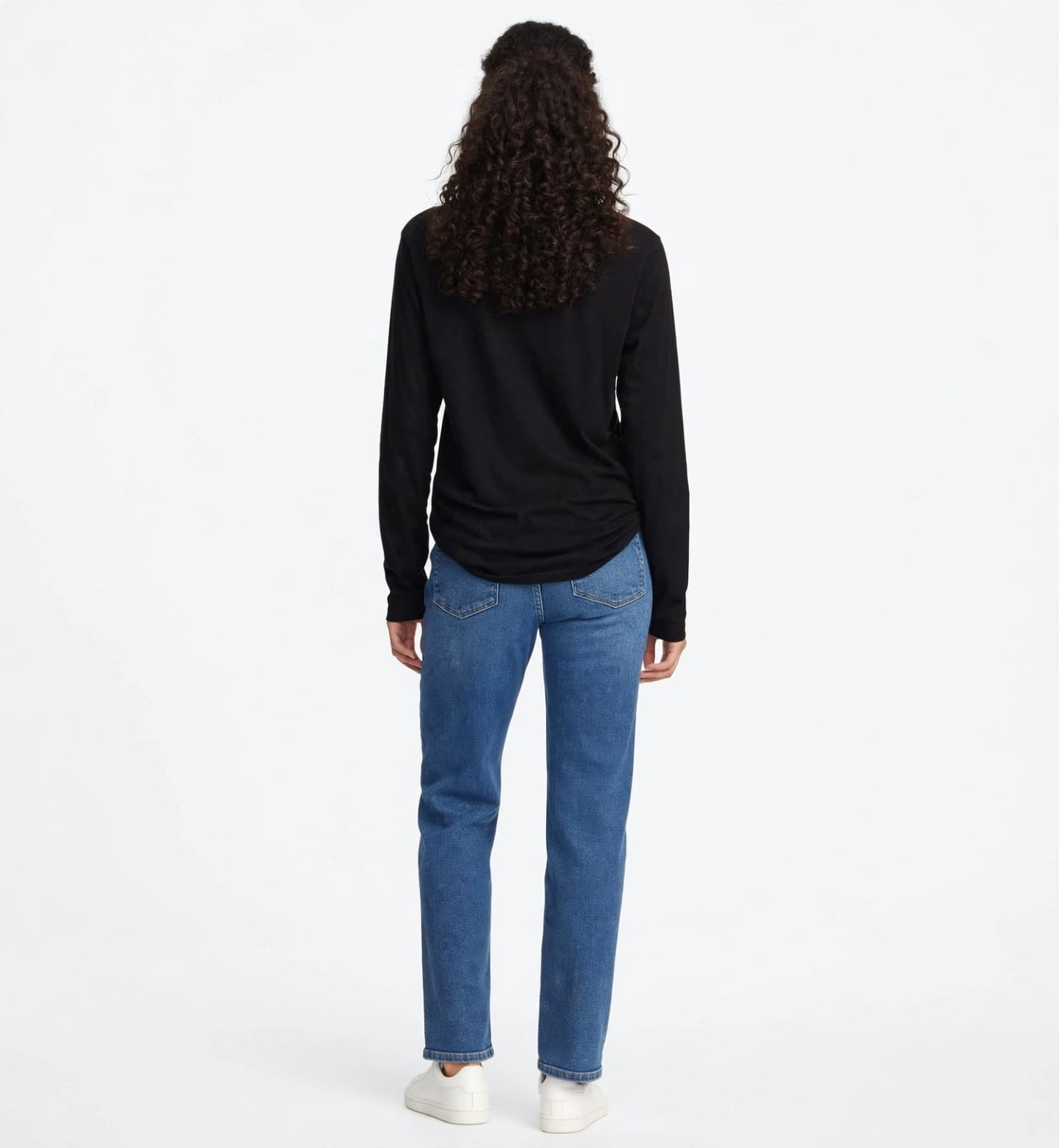 Women's Guess Triangle Logo Long Sleeve Tee #00328
