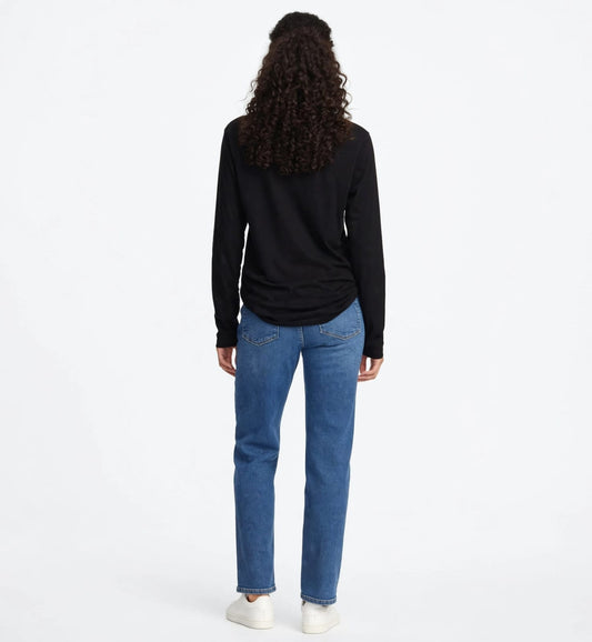 Women's Guess Triangle Logo Long Sleeve Tee #00328
