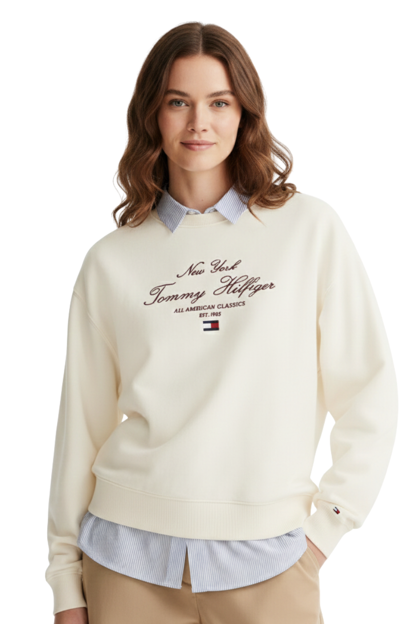Tommy Hilfiger Classic Script Sweatshirt/ #00182