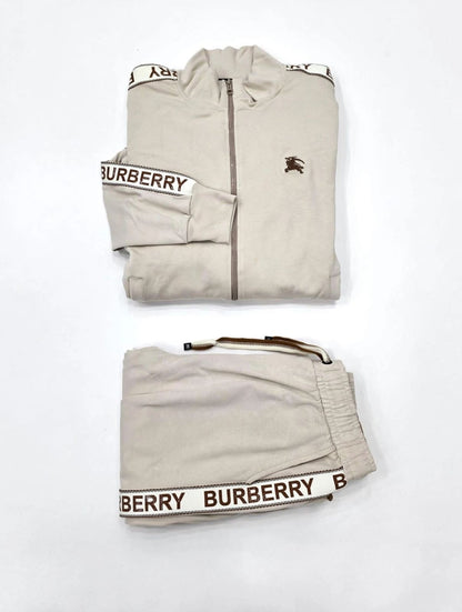 Burberry Women's Equestrian Knight Logo Tape Tracksuit Set #00369